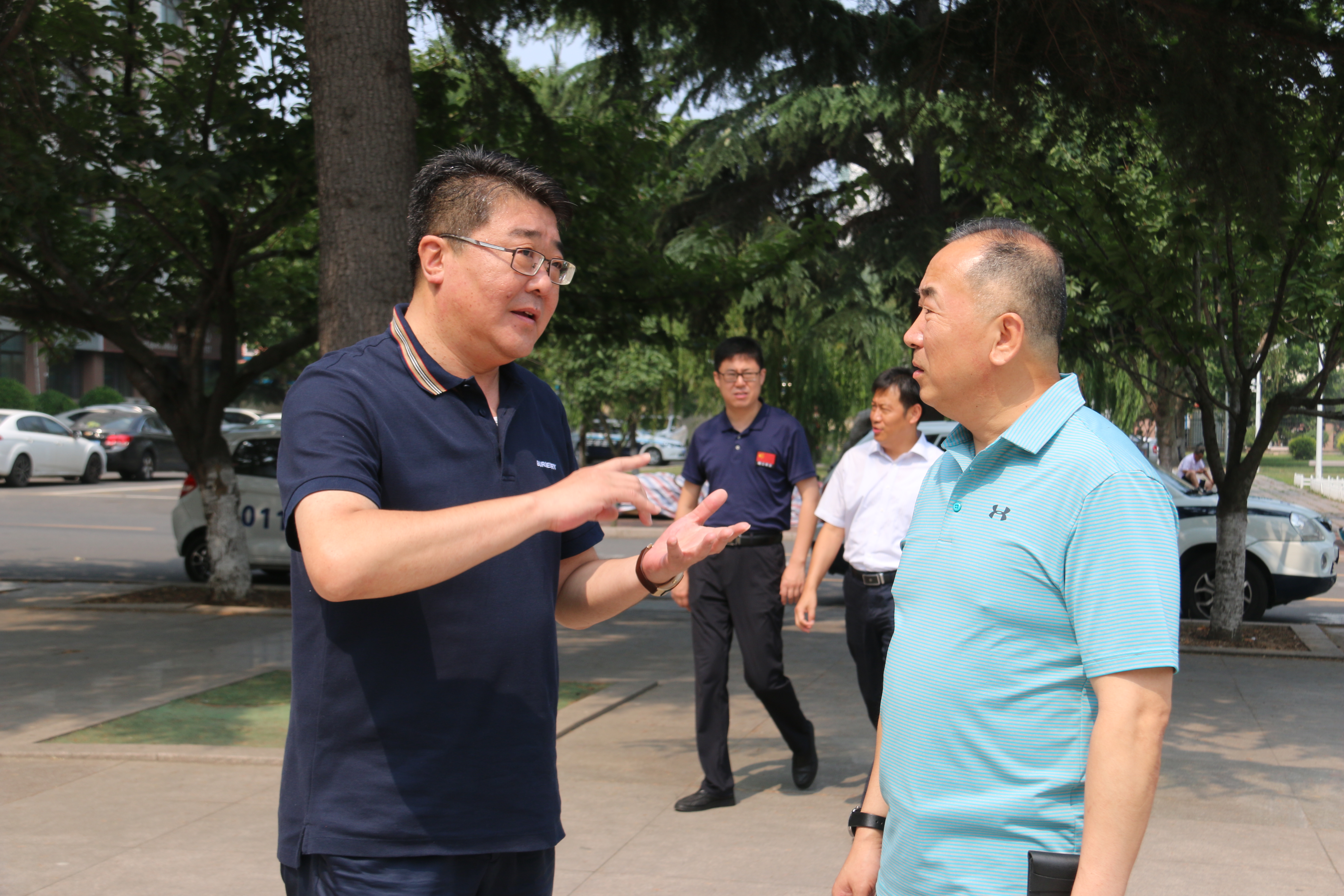 市北区公安局局长王建顺一行到校调研指导安保工作-青岛理工大学